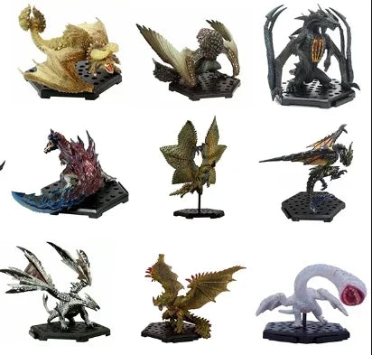 Monster Hunter Rise PVC Figure Valstrax Rathalos Nargacuga Velkhana - EXPROTAS