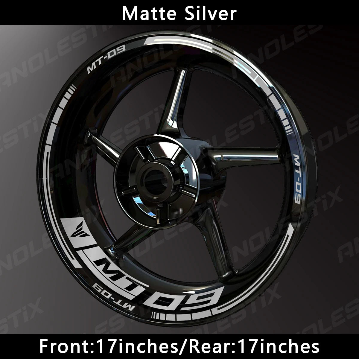 Reflective Motorcycle Wheel Sticker Hub Decal Rim Stripe Tape for YAMAHA MT-09