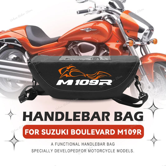 Waterproof Dustproof Motorcycle Handlebar Travel Storage Bag for Suzuki Boulevard M109R