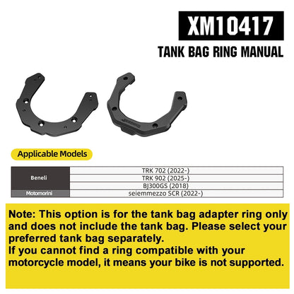 Rhinowalk 6.5L Magnetic Motorcycle Tank Bag Quick Release Rain Cover Universal