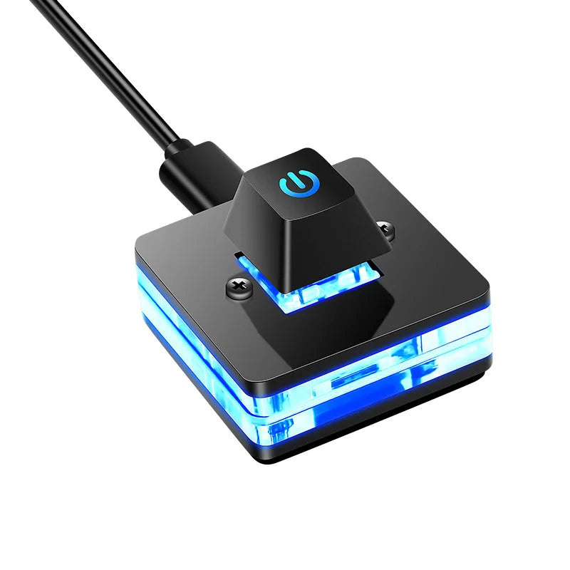 1.8M PC Power Switch w/ LED External Start Button for Desktop Computer