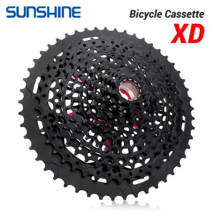 SUNSHINE 12-Speed XD Cassette Freewheel 9T-50T Black for SRAM GX Eagle XX1 X01 MTB