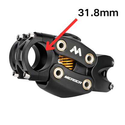 MEROCA MTB Suspension Stem | 90/50mm Off-Road Shock Absorbing Cycling Stem