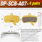 SRAM Maven Ultimate Silver Bronze Base Brake Pads JSHOUBIKE Semi-Metallic