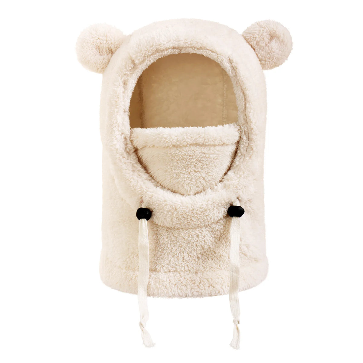 Warm Winter Hats for Kids 3-14 Years with Plush Scarf Boys Girls