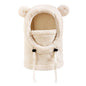 Warm Winter Hats for Kids 3-14 Years with Plush Scarf Boys Girls