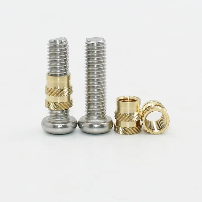 M2–M8 Brass Heat Insert Nut Set for 3D Print Hot Melt Threaded Embed