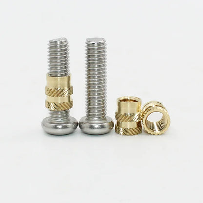 M2–M8 Brass Heat Insert Nut Set for 3D Print Hot Melt Threaded Embed
