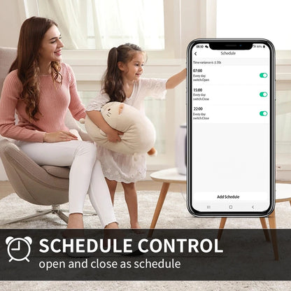 Tuya Smart Curtain Motor WiFi Zigbee RF Remote Alexa Google App Control - EXPROTAS