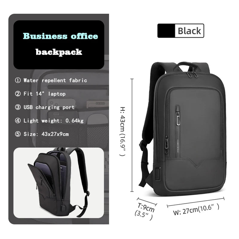 Heroic Knight Men Business Backpack Multifunction Slim Laptop Bags For Women outdoors Waterproof pack Aesthetic Backpack Design-EXPROTAS