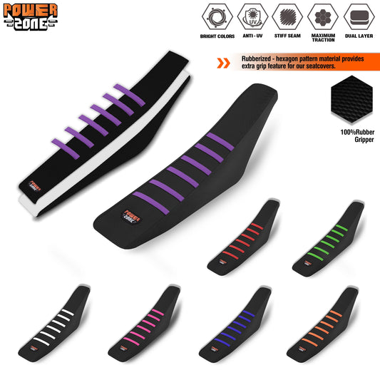 Universal Waterproof Anti-Slip Ribbed Seat Cover by Powerzone for SXF EXC KXF