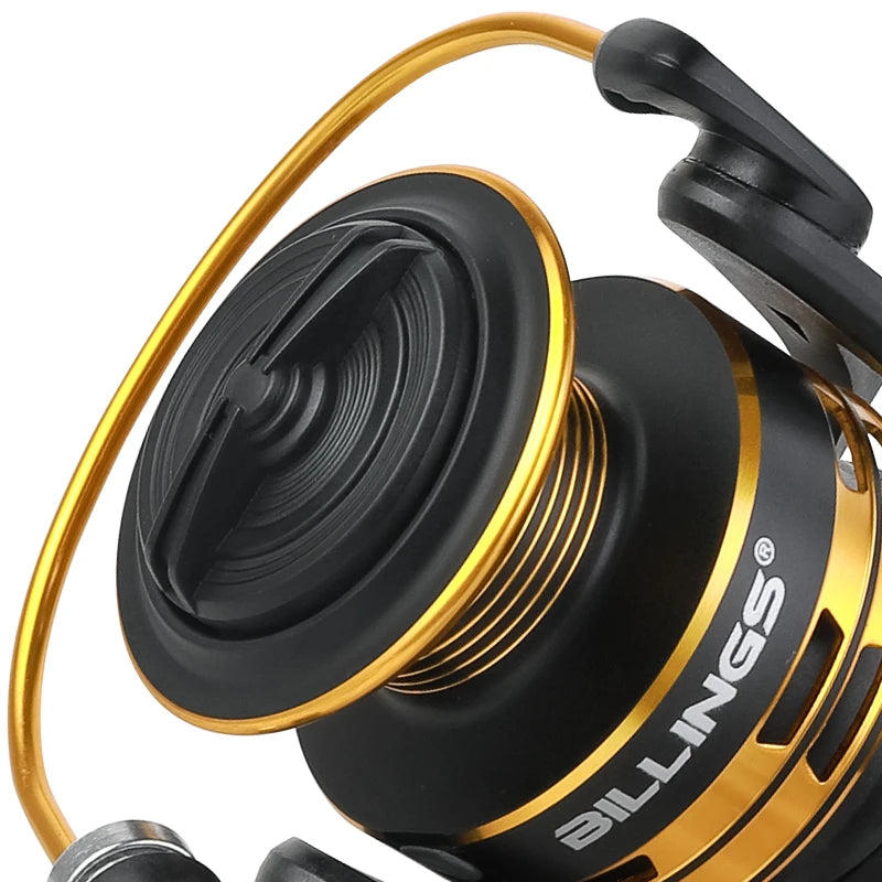 Spinning Fishing Reel 1000-7000 Billings 10kg Drag Metal Spool Saltwater