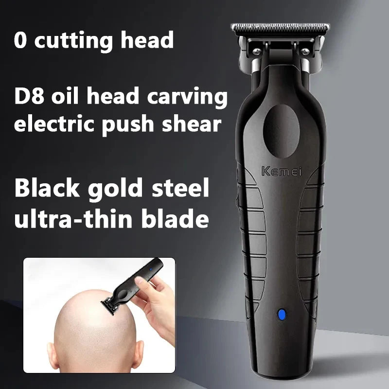 Kemei KM-2299 Hair Trimmer Cordless USB Rechargeable Professional Clipper