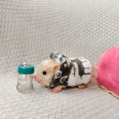 5 Inch Silicone Piglet Cute Realistic Mini Animal Doll Toy