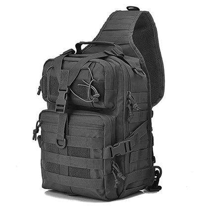 Shoulder Crossbody Bag Large Capacity with Zipper Compartments MOLLE System