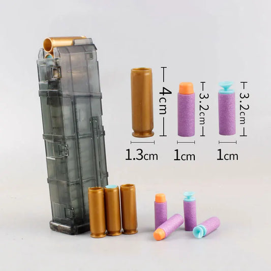 Foam EVA Soft Bullets for M416 Toy Gun Shell Ejecting Blaster QG421