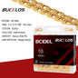 BUCKLOS 8-12 Speed Bike Chain MTB Road Bicycle Chain 116L Shimano SRAM