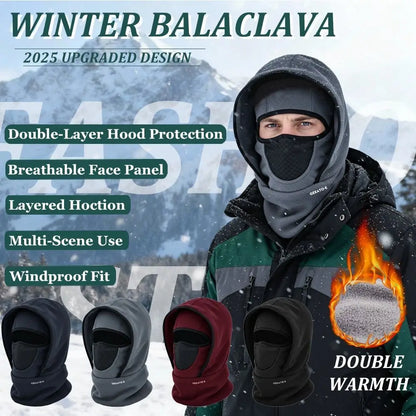 Fleece Balaclava Winter Thermal Windproof Cycling Ski Face Mask Hat Neck