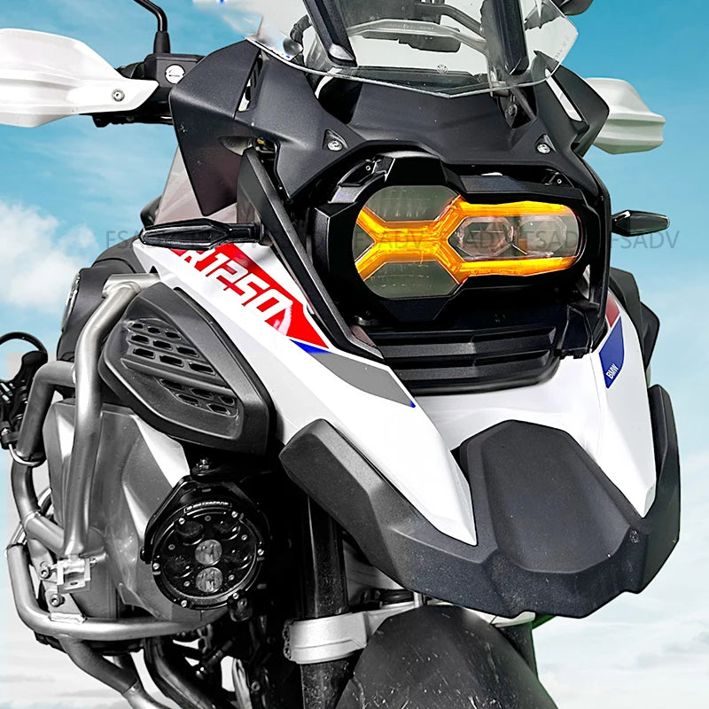 BMW R1250GS R1200GS LC ADV 2013-2023 Motorcycle Headlight Guard Protector Cover
