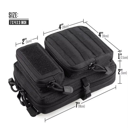 EDC Utility Bag Molle Waist Pouch Tactical Small Organizer Outdoor Gear