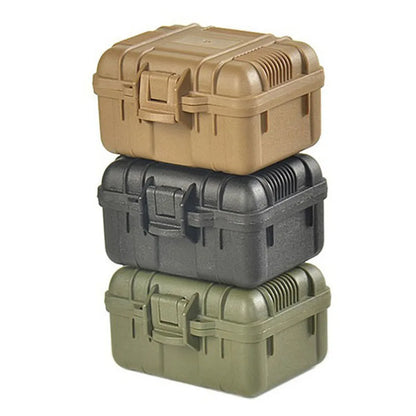 Portable Storage Box Waterproof Plastic Toolbox Hard Case Organiser 125x105mm