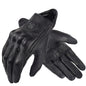 Suomy Vintage Goatskin Motorcycle Gloves Brown Retro Leather Summer Unisex