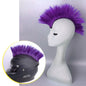 Helmet Wig Synthetic Cockscomb Decoration for Motocross Full Face Helmet