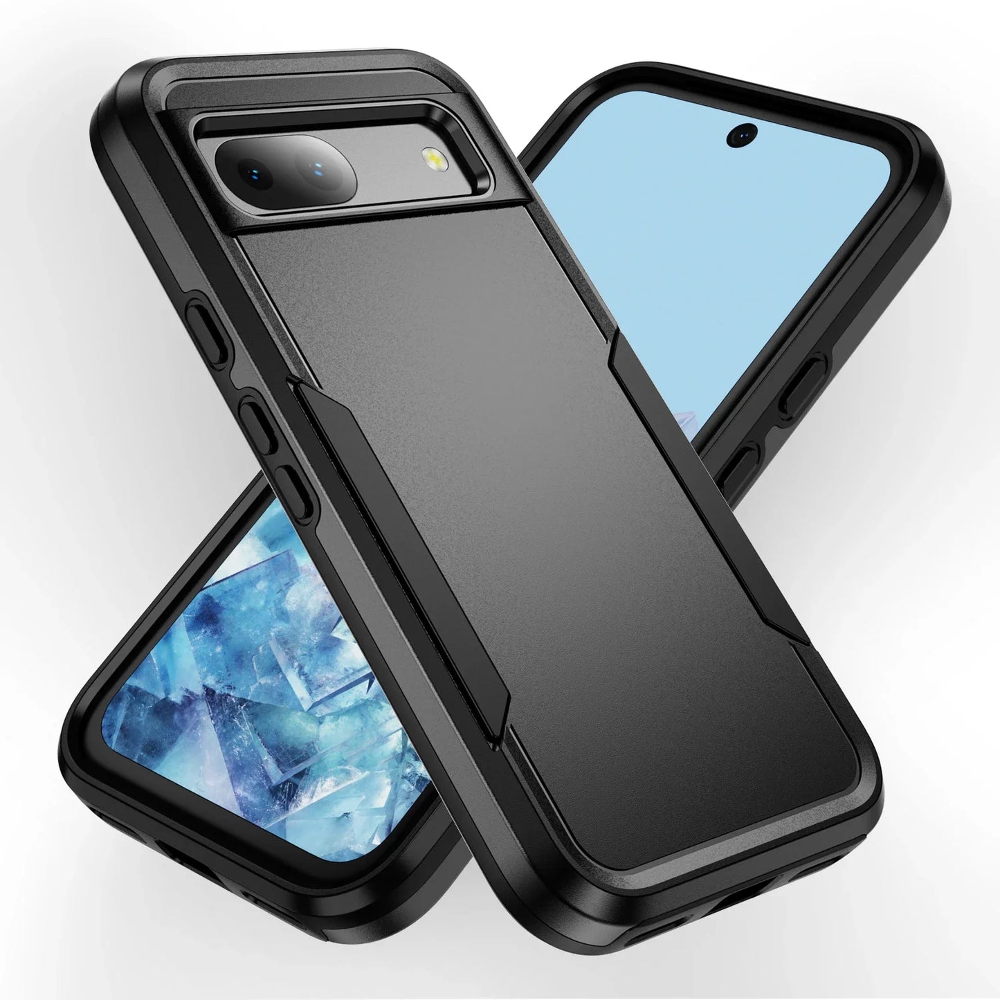 For Google Pixel 6A-9A Shockproof Armour Case TPU PC Heavy Duty Cover