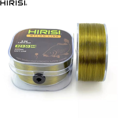 Hirisi 350m Super Strong Monofilament Nylon Carp Fishing Line Japan Made