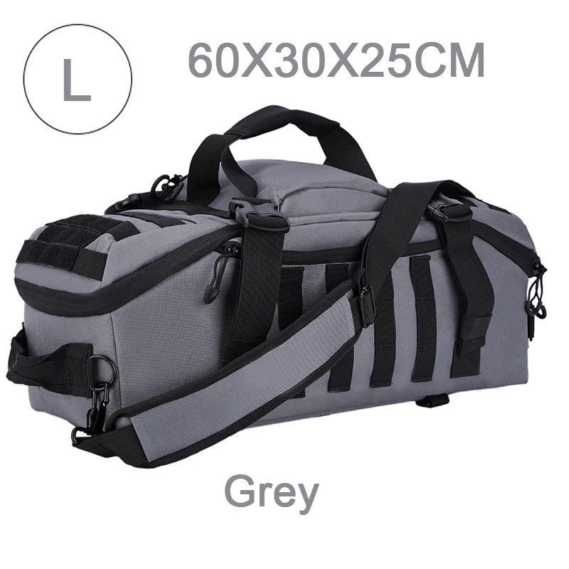 Gym Duffel Bag 80L Tactical Backpack Unisex Camping Hiking Rucksack