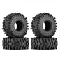 Milky White Soft Rubber 1.9 Wheel Tires 118*45MM for 1:10 RC Crawler Car Axial SCX10 90046 AXI03007 TRX4 RBX10M