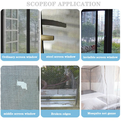 Waterproof Window Screen Repair Tape Self-Adhesive Anti-Mosquito Patch