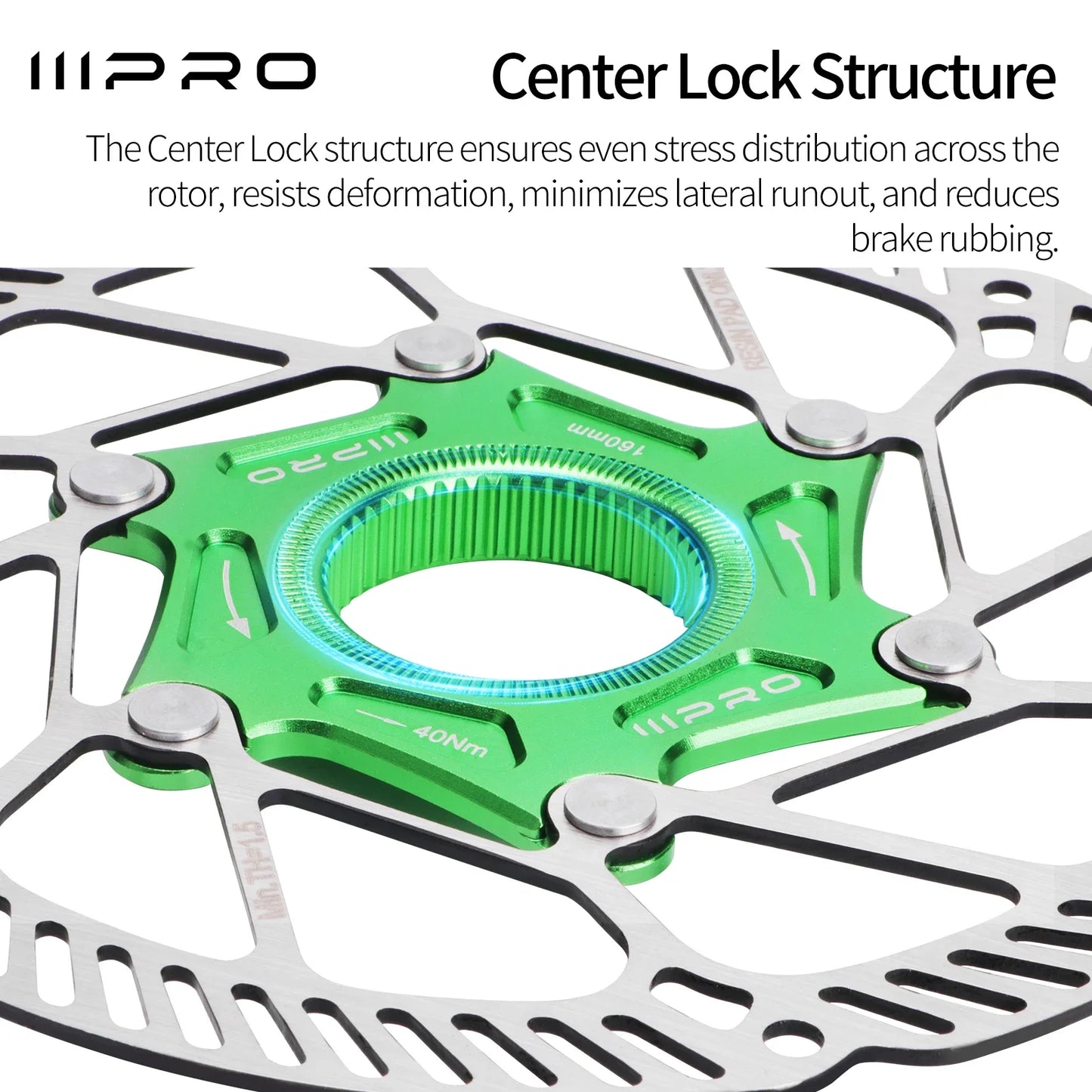 SNAIL Floating Disc Rotor 160/180/203mm 6-Bolt MTB Bicycle Brake Rotor