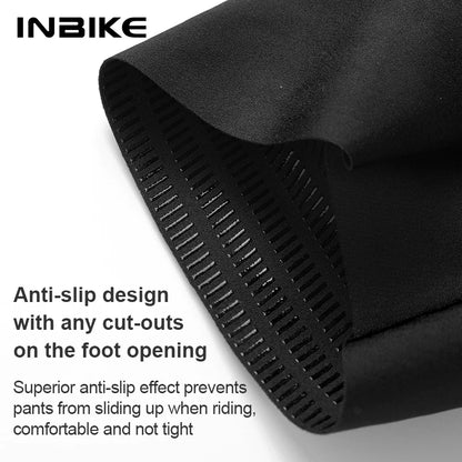 INBIKE Womens Cycling Bib Shorts High Waist 3D Padded MTB Road with Pockets