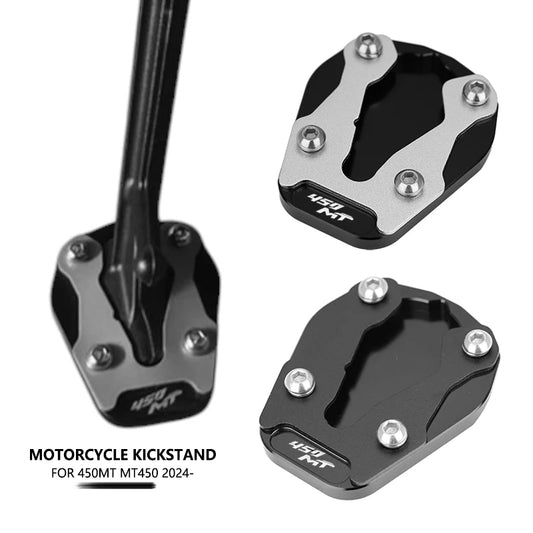 For CFMOTO 450MT MT450 CF 450 MT 2024-2025 Foot Side Stand Kickstand Extension Plate
