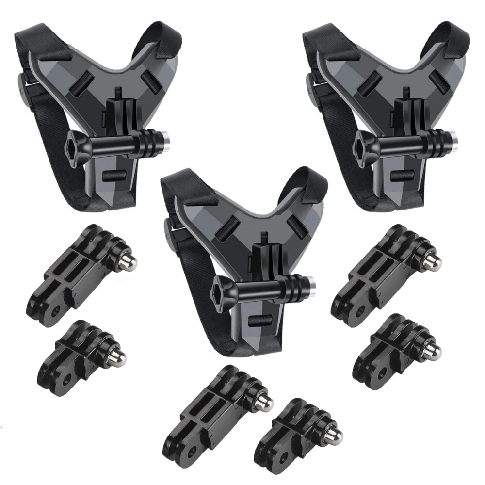 Helmet Strap Mount for GoPro Hero 12-3 Full Face Camera Holder Yi