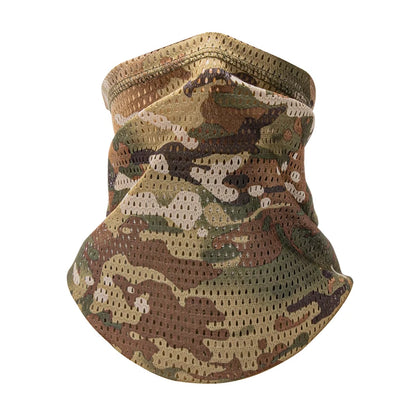 Neck Gaiter Mesh Face Bandana Breathable Scarf for Cycling Hiking Camping