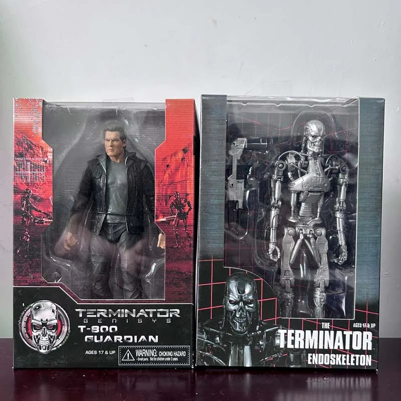 NECA Figure The Terminator Genisys T-800 Guardian The Terminator Endoskeleton Action Figure Model Toys Joint Movable Doll Gift-EXPROTAS