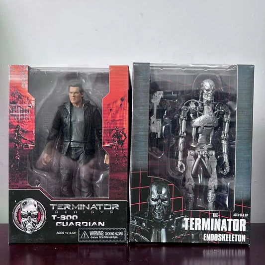 NECA Figure The Terminator Genisys T-800 Guardian The Terminator Endoskeleton Action Figure Model Toys Joint Movable Doll Gift-EXPROTAS