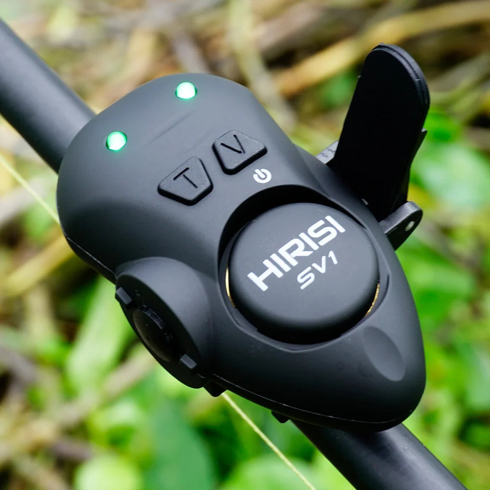 Hirisi SV1 Carp Fishing Bite Alarm Set Luminous Bite Indicator Portable Case