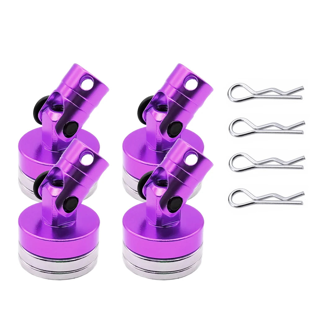 1Set Magnetic Stealth Body Post Mount for 1/10 RC Drift Car TT01 TT02