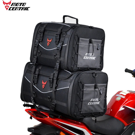 Motocentric Waterproof Motorcycle Helmet Bag Multifunction Motorcycle Rear Seat Bag High Capacity Motorcycle Bag Rider Backpack-EXPROTAS