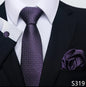 EXPROTAS Tie Pocket Square 8cm Wedding Formal Men’s Accessories