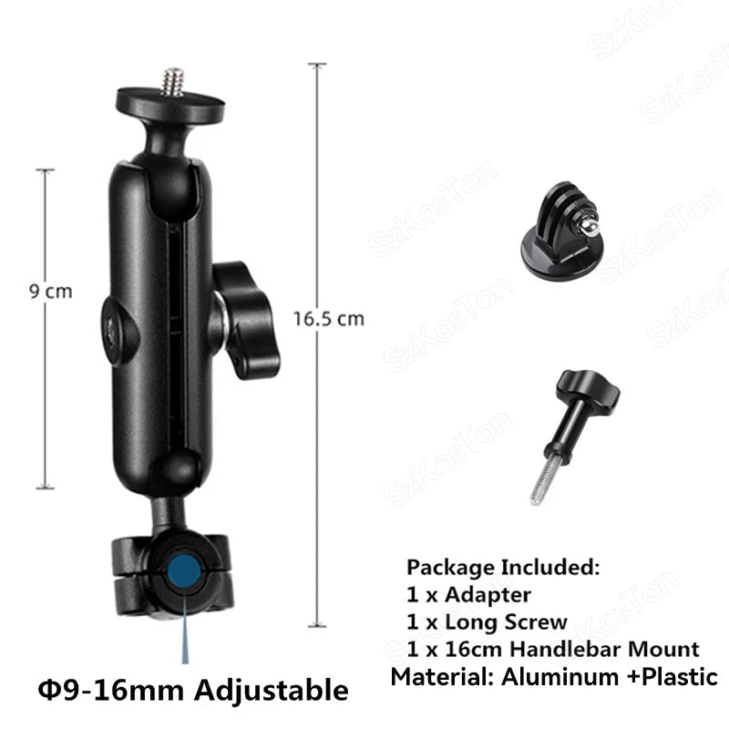 Bike Handlebar Mount Selfie Stick for GoPro Insta360 DJI Accessories