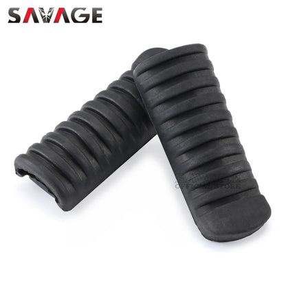 For KAWASAKI NINJA 250 400 650 1000 VERSYS Z1000SX Z750 ER6F ZX6R ZX12R Front Footrest Foot Pegs Motorcycle Rubber Pedal Pads-EXPROTAS