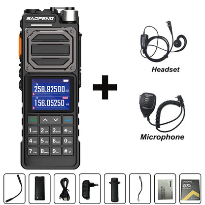 BAOFENG UV-25L Ham Radio High Powerful Tactical Walkie Talkie 50KM Four-Band Type-C 999Channel Two Way Radio BAOFENG NEW Upgrade-EXPROTAS