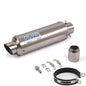 Universal Motorcycle Real LeoVince E-Mark Slip On Exhaust Pipe Muffler Escape moto For Honda Yamaha R1 R3 R6 CBR300-EXPROTAS