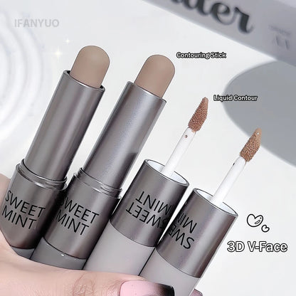 Concealer Contour Stick Matte Face Highlight Makeup Long Lasting Waterproof