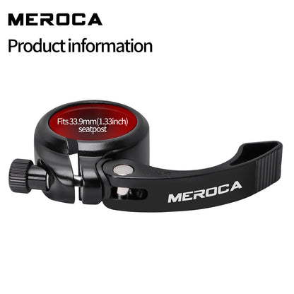 Folding Bike Seatpost MEROCA Clamp 40.9mm Quick Release for 33.9mm Seatpost
