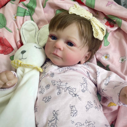 17-18" Reborn Baby Doll Felicia Lifelike Silicone Vinyl Newborn Girl Gift Toy